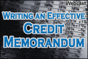 Writing an Effective Credit Memorandum